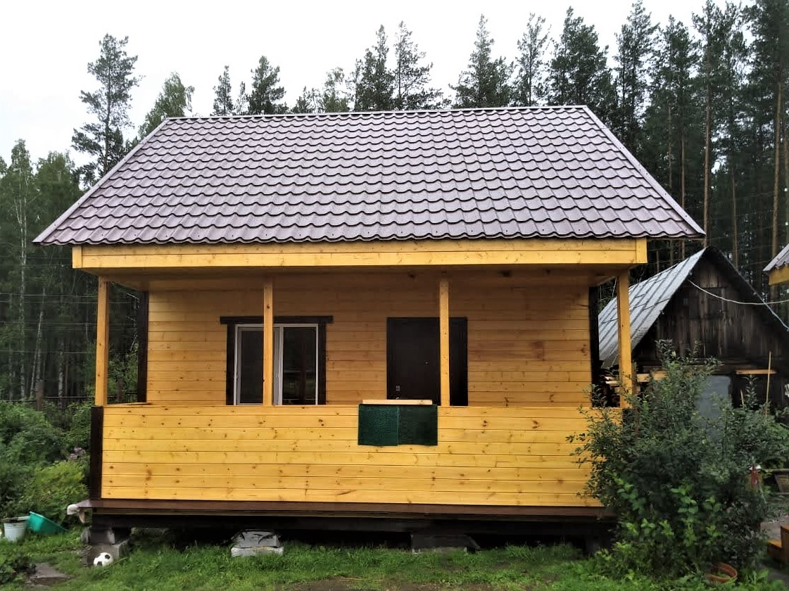 Каркасный дом 6х6, сад Палкинский Торфяник - Дачное строительство | Окна,  балконы, лоджии