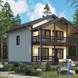 дом 8 на 9 метров двухэтажный.  - Дачное строительство | Окна, балконы, лоджии