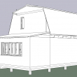 Каркасный дом 5х5 с мансардой  - Дачное строительство | Окна, балконы, лоджии