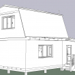 Каркасный дом 5х5 с мансардой  - Дачное строительство | Окна, балконы, лоджии