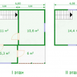 Проект двухэтажного каркасного дома 4х6 с верандой - Дачное строительство | Окна, балконы, лоджии
