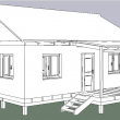 Каркасный дом 6х8 с крытым крыльцом - Дачное строительство | Окна, балконы, лоджии