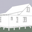 Пристрой каркасный 3 х 6 - Дачное строительство | Окна, балконы, лоджии