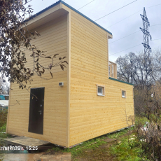 дом 4 на 7 двухэтажный. - Дачное строительство | Окна, балконы, лоджии