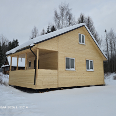 Каркасный дом 6х6   - Дачное строительство | Окна, балконы, лоджии