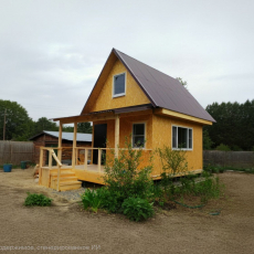 Каркасный дом 4х5 с мансардой 3х5 - Дачное строительство | Окна, балконы, лоджии