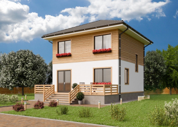 дом 7,5 м на 7,5 м. из сип панелей. - Дачное строительство | Окна, балконы, лоджии