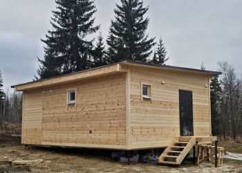 Каркасный дом баня 6х8   - Дачное строительство | Окна, балконы, лоджии