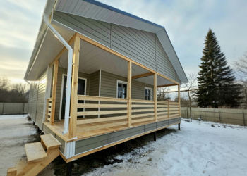 Каркасный дом 6х8 м. - Дачное строительство | Окна, балконы, лоджии