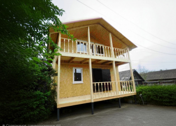 Каркасный дом 6х6 с мансардой - Дачное строительство | Окна, балконы, лоджии