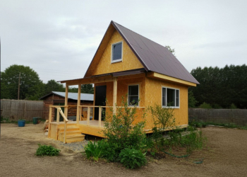 Каркасный дом 4х5 с мансардой 3х5 - Дачное строительство | Окна, балконы, лоджии