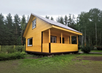 Каркасный дом 6х6 с мансардой - Дачное строительство | Окна, балконы, лоджии