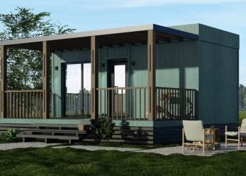 модульный дом 6 на 6 метров. дом мд 27  - Дачное строительство | Окна, балконы, лоджии