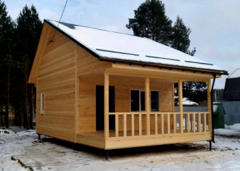 Каркасный дом 6х6 м. - Дачное строительство | Окна, балконы, лоджии