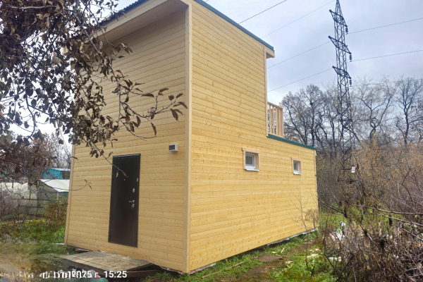 дом 4 на 7 двухэтажный. - Дачное строительство | Окна, балконы, лоджии