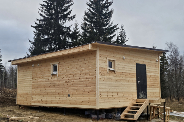 Каркасный дом баня 6х8   - Дачное строительство | Окна, балконы, лоджии