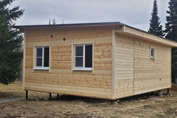 Каркасный дом баня 6х8   - Дачное строительство | Окна, балконы, лоджии