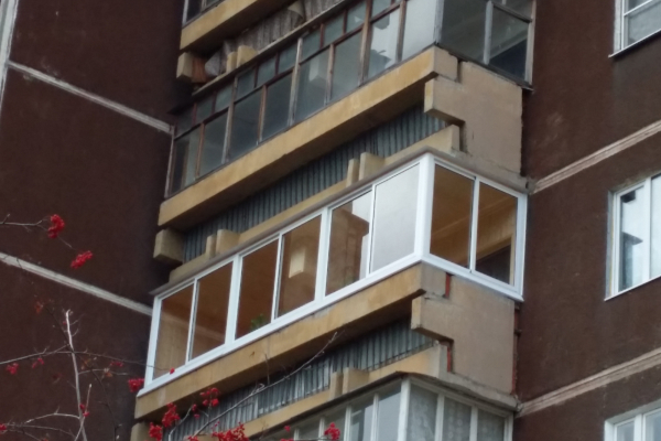 Лоджия 5.7м на ЖБИ - Дачное строительство | Окна, балконы, лоджии