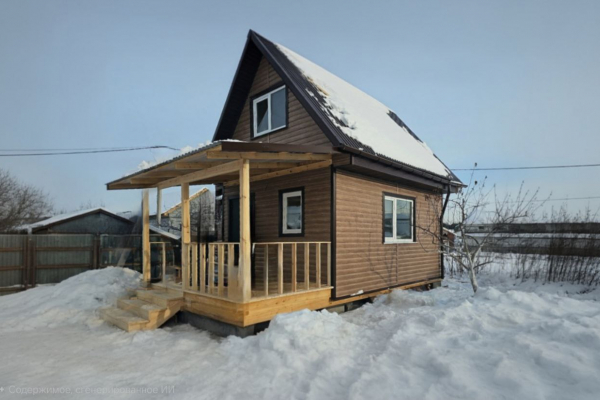 дом 4х5 метров с верандой 2х4 метров и мансардой 3х5 метров. - Дачное строительство | Окна, балконы, лоджии