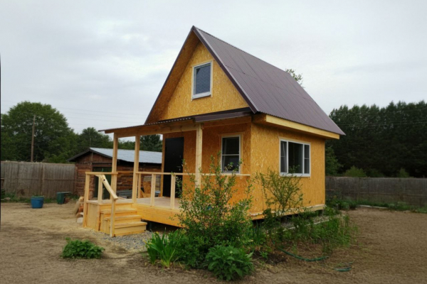 Каркасный дом 4х5 с мансардой 3х5 - Дачное строительство | Окна, балконы, лоджии