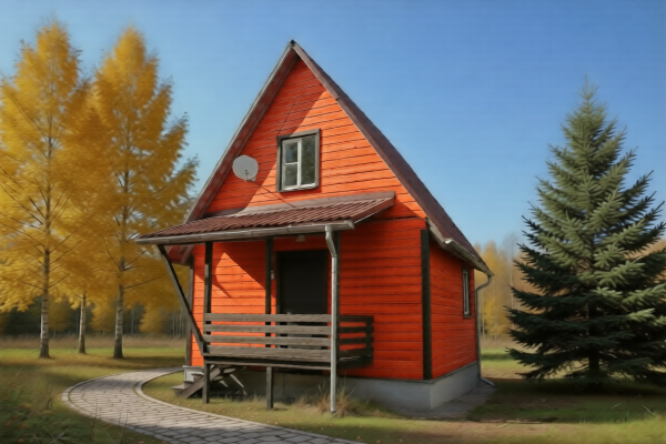 Каркасный дом 6х7 с мансардой - Дачное строительство | Окна, балконы, лоджии