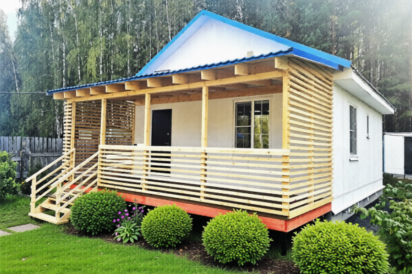 Каркасный дом 8х9   - Дачное строительство | Окна, балконы, лоджии